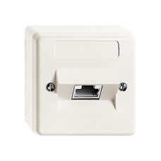 AP-Dose 1xRJ45/s 4P ITplus weiss Feller Standard