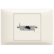 EB-Dose 1xRJ45/s 8P ITplus weiss EDIZIOdue