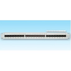 Voice-Panel 24xRJ45s weiss 19" 1HE ungeschirmt ITplus
