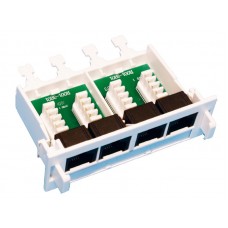 Moduleinsatz ITPlus 4xVoice Ports RJ45 UTP weiss