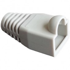 Knickschutztülle grau, für Stecker RJ45, gerade