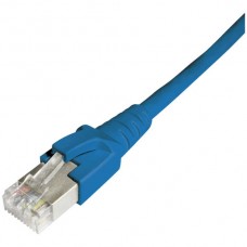 Patchkabel RJ45s 0.5m blau S-FTP Kat.6A Klasse EA, LS0H Dätwyler