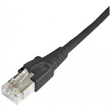 Patchkabel RJ45s 5m schwarz S-FTP Kat.6A Klasse EA, LS0H Dätwyler