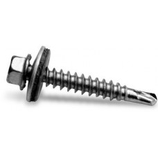K2 Selbstbohrende Sechskantblechschraube 6x25 mm - mit Dichtscheibe