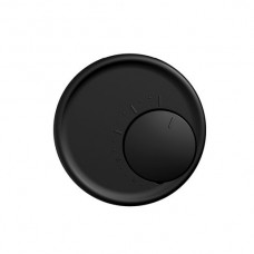 Frontset SDUE schwarz für Raumthermostat ohne Schalter