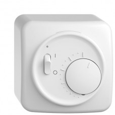 AP-Raumthermostat SDUE weiss mit Schalter