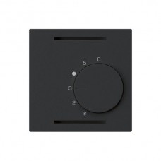 Frontset kallysto,60x60, schwarz für Raumthermostat ohne Schalter