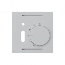 Frontset kallysto,60x60,hellgrau für Raumthermostat mit Schalter