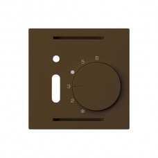 Frontset kallysto,60x60,braun für Raumthermostat mit Schalter