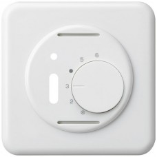 UP-Frontset,basico,86x86mm, weiss für Raumthermostat mit Schalter