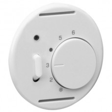 Frontset,basico,Ø58mm,weiss für Raumthermostat mit Schalter
