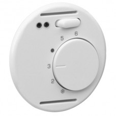 Frontset,basico,Ø58mm,weiss für Thermostat mit Schalter+Fühler