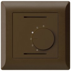 UP-Raumthermostat,braun kallysto.line,ohne Schalter,92x92