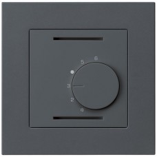 UP-Raumthermostat,anthrazit kallysto.pro,ohne Schalter,94x94