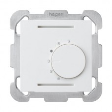 UP-Raumthermostat Hager ,weiss kallysto,ohne Schalter