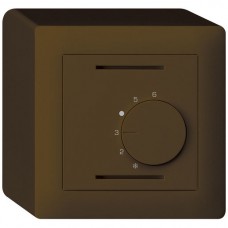 AP-Raumthermostat KALLYSTO braun ohne Schalter