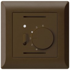 UP-Raumthermostat,braun kallysto.line,mit Schalter und LED