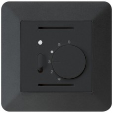UP-Raumthermostat,schwarz kallysto.trend,mit Schalter +LED