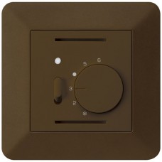 UP-Raumthermostat,braun kallysto.trend,mit Schalter +LED