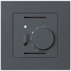 UP-Raumthermostat,anthrazit kallysto.pro,mit Schalter und LED