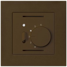 UP-Raumthermostat,braun kallysto.pro,mit Schalter und LED