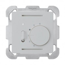 UP-Raumthermostat,hellgrau kallysto,mit Schalter und LED