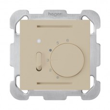 UP-Raumthermostat,beige kallysto,mit Schalter und LED