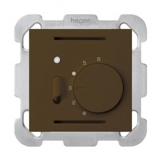 UP-Raumthermostat,braun kallysto,mit Schalter und LED