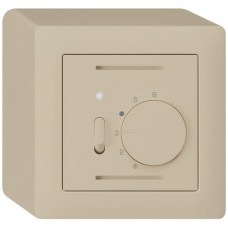 AP-Raumthermostat KALLYSTO beige mit Schalter