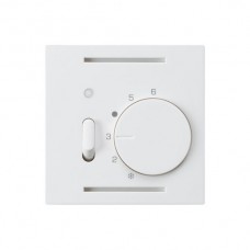 Raumthermostat,kallysto,weiss Einsatz,mit Schalter und LED,60x60