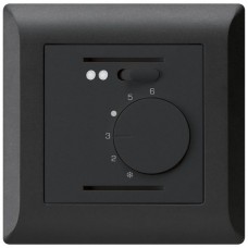 UP-Raumthermostat,schwarz kallysto.line,mit Schalter,Fühler