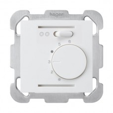 UP-Raumthermostat,weiss kallysto,mit Schalter,LED,Fühler
