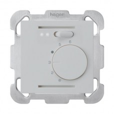 UP-Raumthermostat,hellgrau kallysto,mit Schalter,LED,Fühler