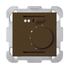 UP-Raumthermostat,braun kallysto,mit Schalter,LED,Fühler
