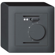AP-Raumthermostat KALLYSTO anthrazit für Fussbodenheizung