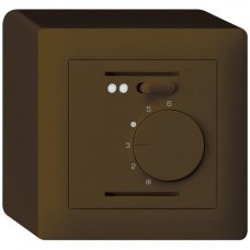 AP-Raumthermostat KALLYSTO braun für Fussbodenheizung