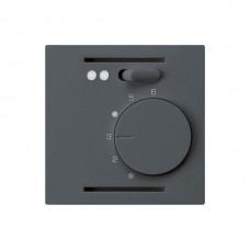 Raumthermostat kallysto,anthrazit Einsatz,mit Schalter,LED,Fühler