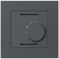 UP-Raumthermostat 24V,anthrazit kallysto.pro,ohne Schalter,94x94
