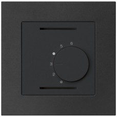 UP-Raumthermostat 24V,schwarz kallysto.pro,ohne Schalter,94x94