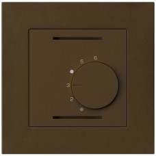 UP-Raumthermostat 24V,braun kallysto.pro,ohne Schalter,94x94