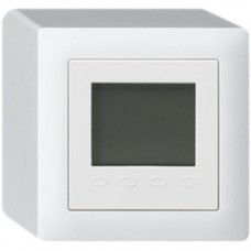 AP-Raumthermostat Hager KALLYSTO Q, Display, weiss