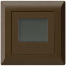 UP-Raumthermostat KALLYSTO LINE C, Display, braun