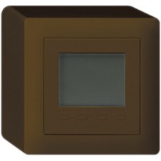 AP-Raumthermostat Hager KALLYSTO Q, Display, braun