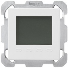 UP-Raumthermostat Hager KALLYSTO B, Display, weiss