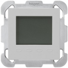 UP-Raumthermostat Hager KALLYSTO B, Display, lichtgrau