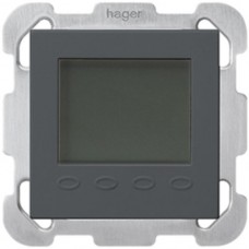 UP-Raumthermostat Hager KALLYSTO B, Display, anthrazit