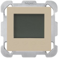 UP-Raumthermostat Hager KALLYSTO B, Display, beige