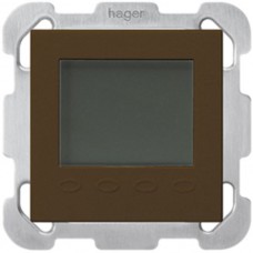 UP-Raumthermostat Hager KALLYSTO B, Display, braun