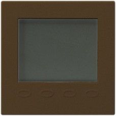 Raumthermostat Hager KALLYSTO A, Display, braun