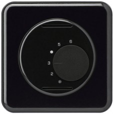 UP-Raumthermostat,schwarz basico,ohne Schalter,86x86mm